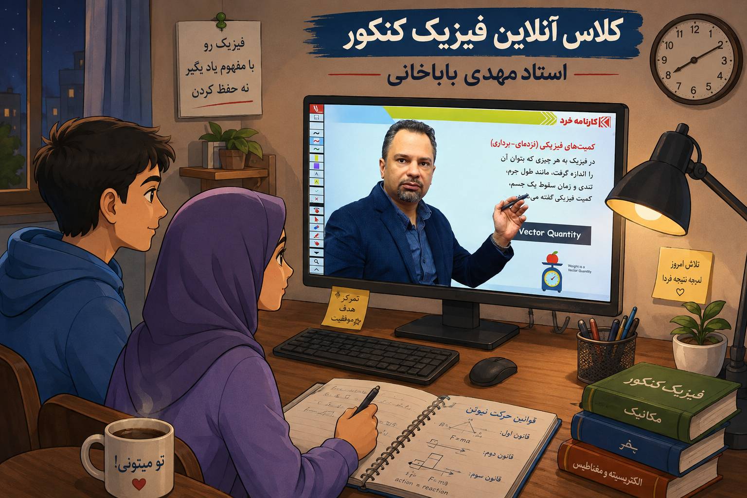 آموزش فیزیک جامع سه سال (کنکور)