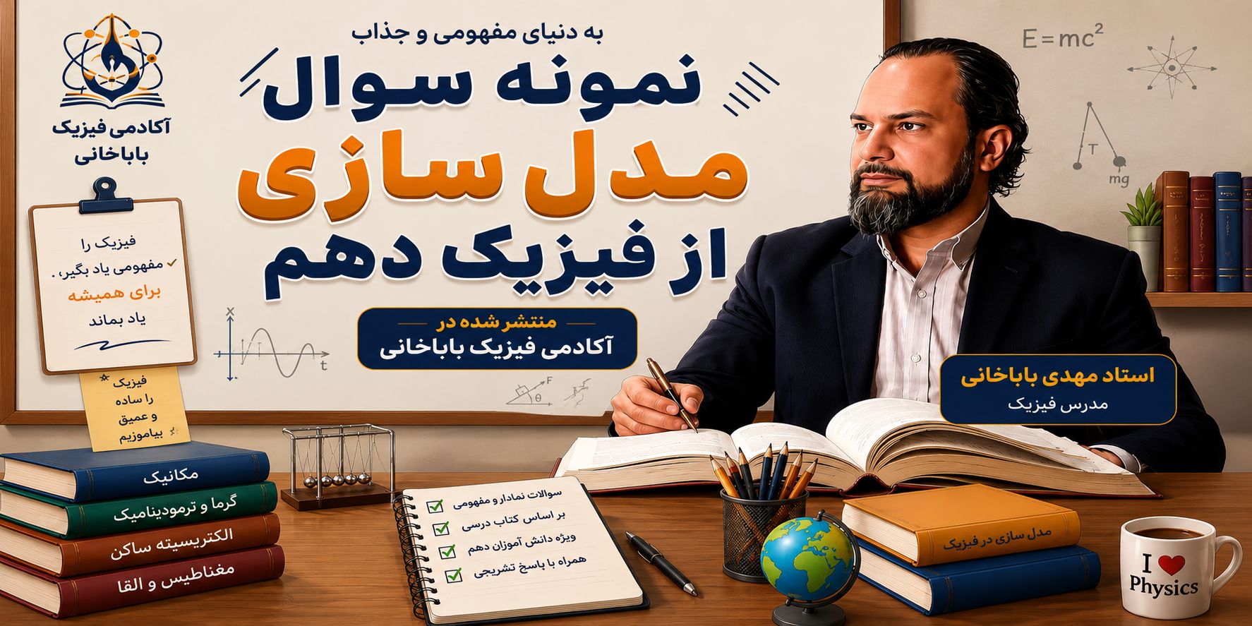 60 تست مدل سازی فیزیک دهم با پاسخ تشریحی