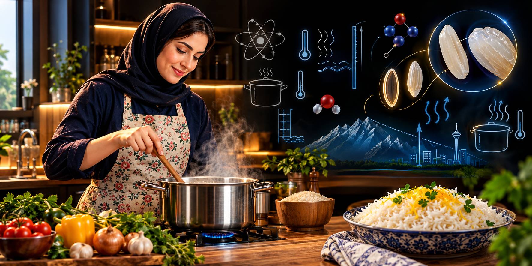 عجایب فیزیک در آشپزخانه خانم ها!
